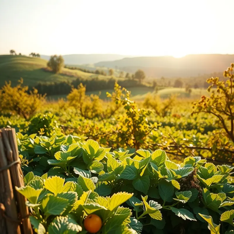 A lush landscape representing the essential connection between nature and nutrition.