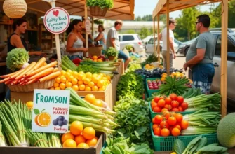 A photorealistic image of a sunlit field filled with fresh organic produce, embodying the essence of eco-conscious eating.