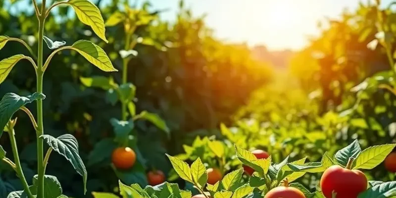 A picturesque field featuring abundant healthy produce, symbolizing the importance of food variety.