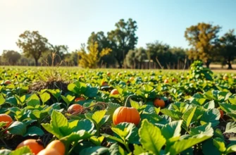 A panoramic view of a thriving food forest filled with lush plants and fruits.