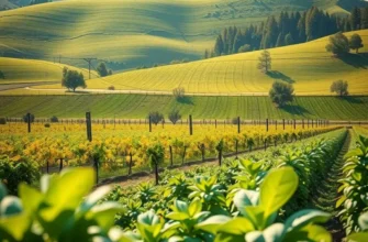 A serene orchard showcasing an abundance of organically grown fruits and vegetables.