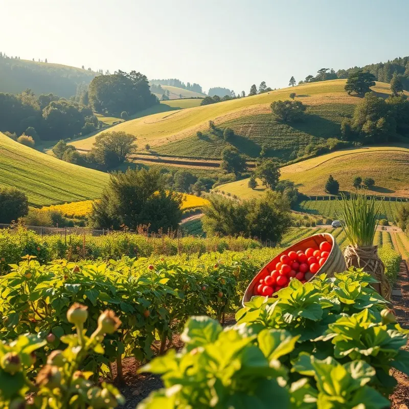 A serene sunlit field showcasing the richness of nature, perfect for illustrating the benefits of functional oils.