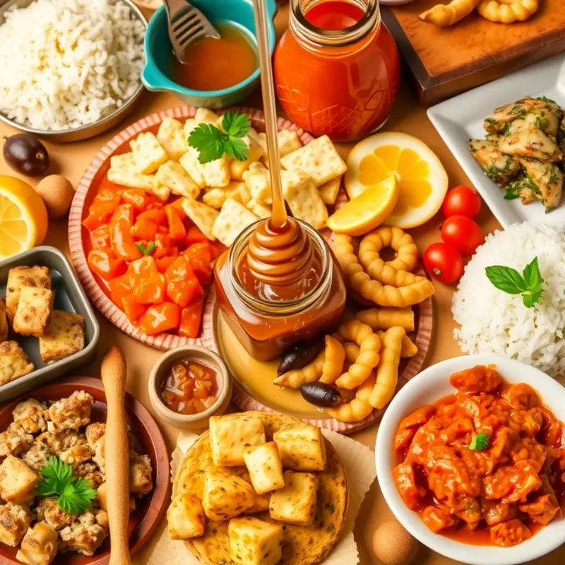 A serene sunlit field alive with bees, highlighting the natural origins of honey.