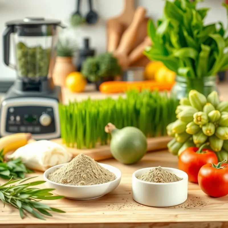 Lush barley grass flourishing in a serene sunlit field.