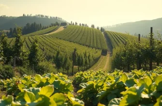 A beautiful garden scene featuring a variety of fresh herbs surrounded by greenery.