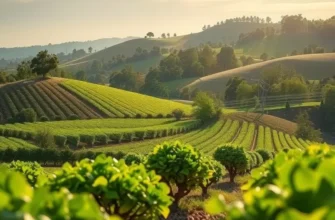 A peaceful field featuring lush greenery and abundant fruits, highlighting the link between hydration and detoxification.