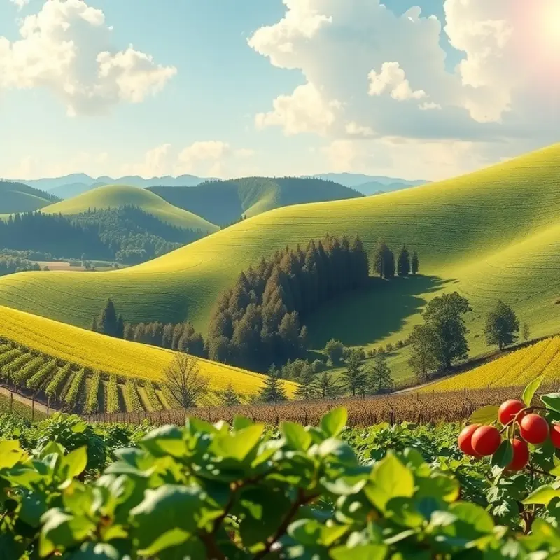 A vibrant field representing the rich nutritional background of black cumin.