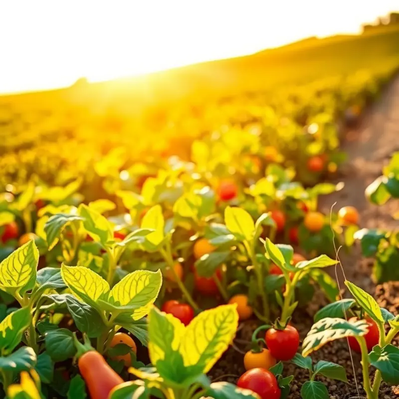 Vibrant organic produce reflecting natural sweetness.