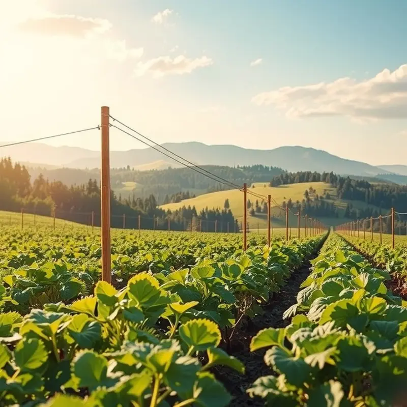 A vivid display of nature illustrating the organic lifestyle.