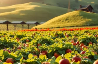 A beautiful field representing various alternative grains surrounded by nature.