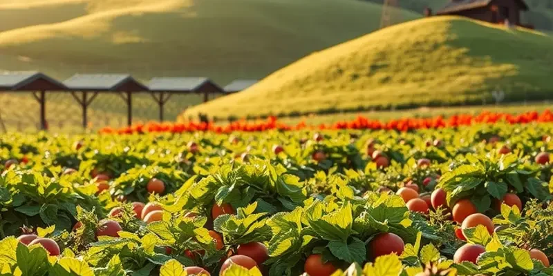 A beautiful field representing various alternative grains surrounded by nature.