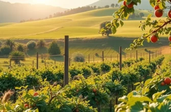 A scenic landscape showcasing a thriving field of organic produce that represents nourishment and emotional well-being.