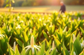 Photorealistic image of a sunlit field of organic vegetables and fruits surrounded by lush greenery.