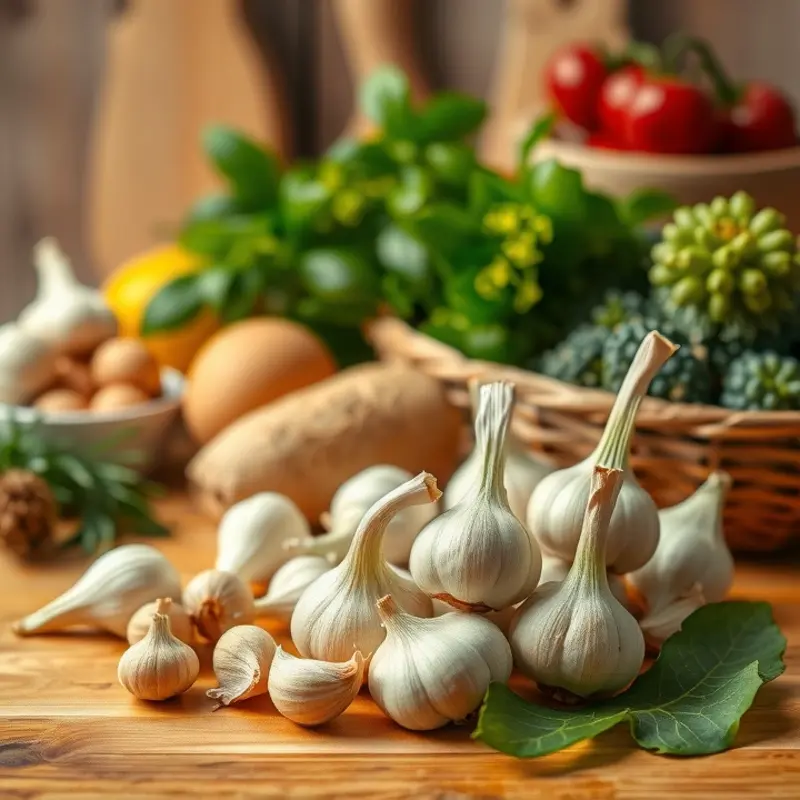 A sunlit field of cloves, highlighting the natural growth of this beneficial spice.