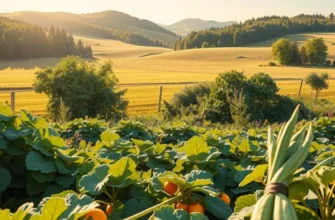 A picturesque view of a field filled with fresh, organic produce, symbolizing health.