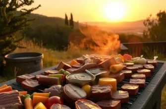 A sunny field filled with colorful vegetables and fruits, symbolizing organic freshness.