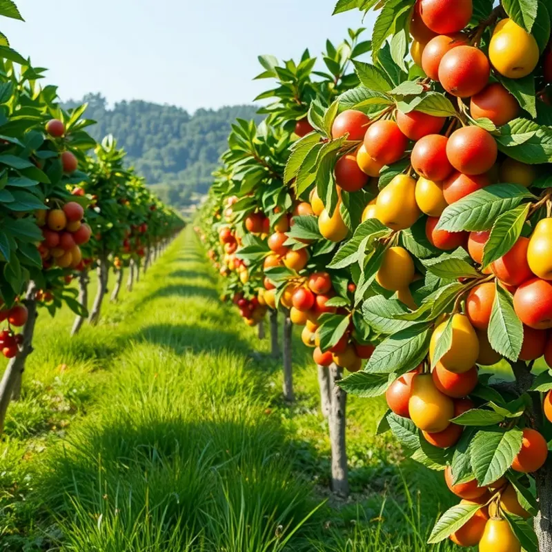 A picturesque field showcasing the abundance of healthy, organic produce.