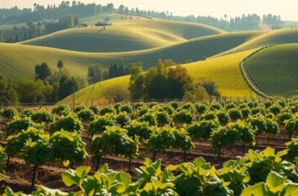 A beautiful orchard scene symbolizing fresh seafood and food management.