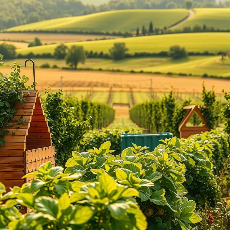 A vibrant sunlit field full of fresh berries highlighting their natural beauty.