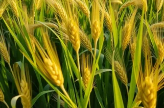 A vibrant and lush field of barley grass under soft sunlight, symbolizing health and wellness.