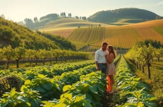 A lush landscape with an abundance of organic fruits and vegetables growing in a natural setting.