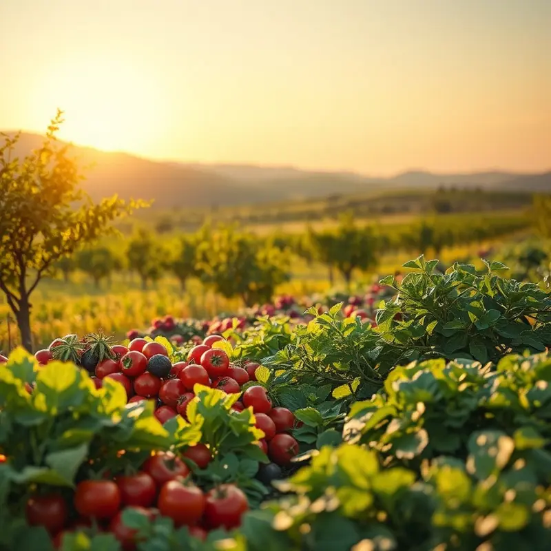 A vibrant landscape representing nature’s abundance.