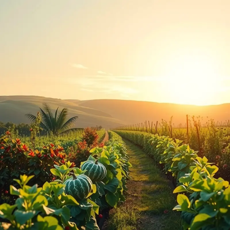 A natural landscape illustrating the connection between nutrition and health.