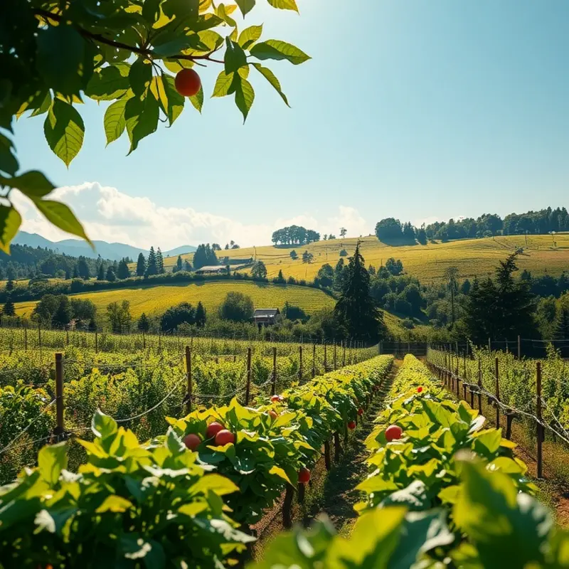 A picturesque landscape showcasing the beauty and abundance of nature’s nutrients.