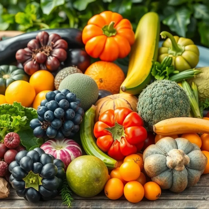 A beautiful landscape reflecting the abundance of fresh organic produce.