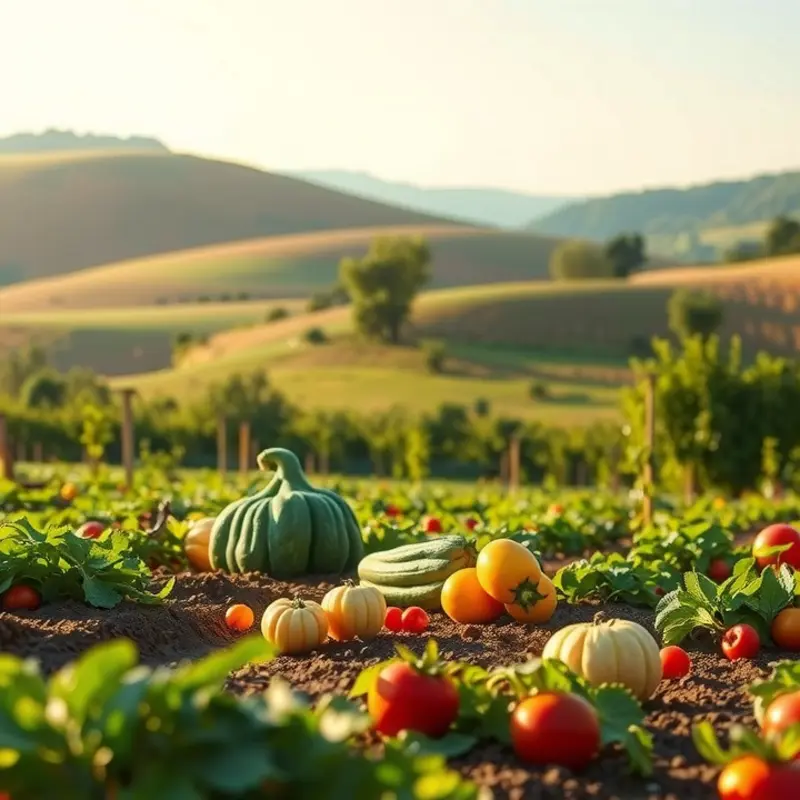 A vibrant field showcasing nature’s bounty, tying into the natural essence of milk thistle.